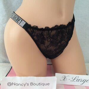 Victoria’s Secret bombshell shine Strap Brazilian